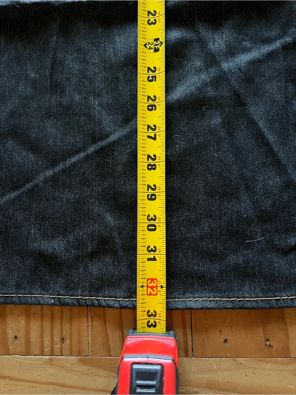 Black Stretch Denim Kitchen/Work Apron